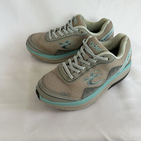 GDEFY Gravity Defyer Mighty Walk Athletic Sneakers Size 7.5 Gray Blue Shoes - Picture 12 of 12